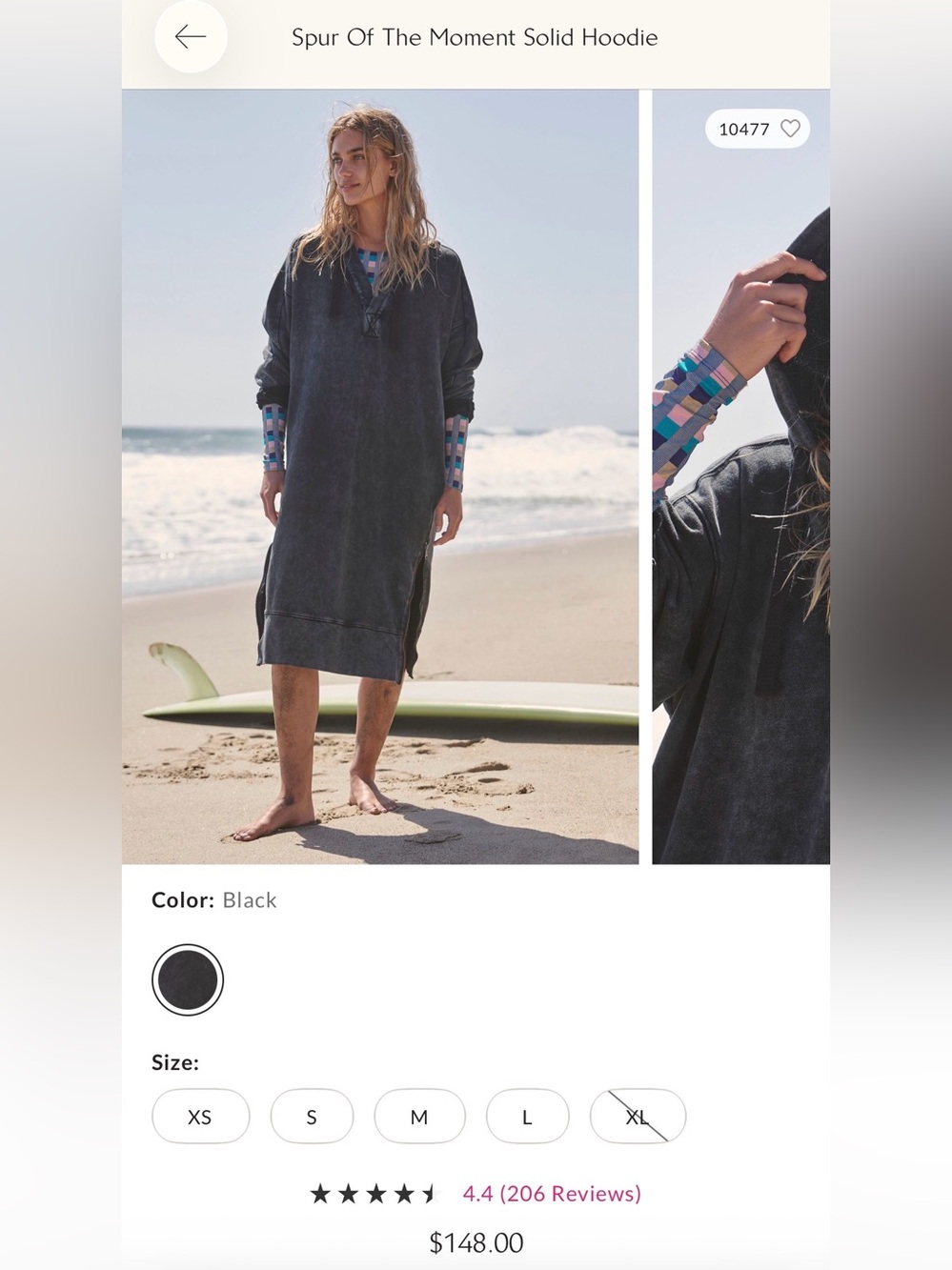 Spur Of The Moment sweatshirt tunic in teal